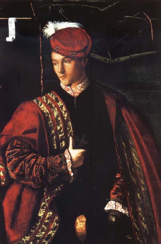 BARTOLOMEO VENETO Portrait of Ludovico Martinengo China oil painting art